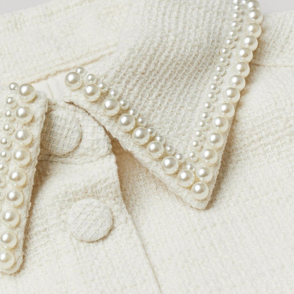 H&M Cream Button-Up Jacket - Picture 5 of 14